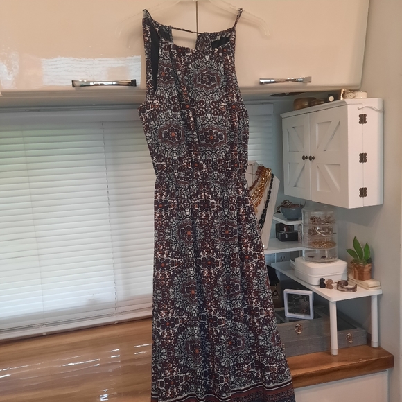 Athleta Maxi Halter Dress with Pockets XS - Picture 11 of 12